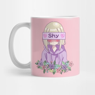 Shy Anime Girl Mug